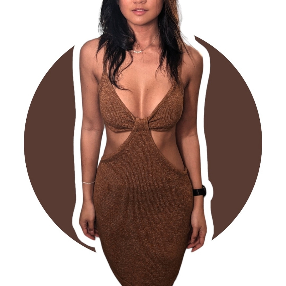 Iconic Knit Cutout Mini Dress